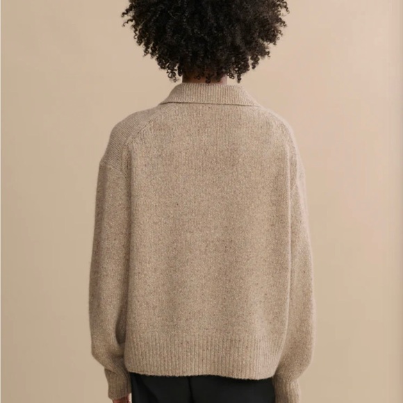 Jenni Kayne Cashmere Burke Polo Sweater - Picture 4 of 12